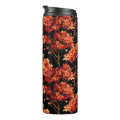 赤秋メープルツリーシームレスパターングラフィック タンブラー (回転右)