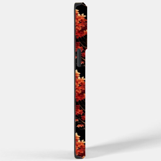 赤秋メープルツリーシームレスパターングラフィック Case-Mate iPhoneケース (裏面 / 右)