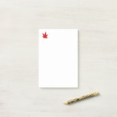 赤秋独身のの葉 ポストイット (デスク上)