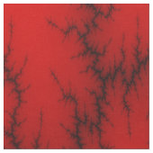 赤稲妻パターン（の模様が）ある織物 ファブリック (クローズアップ)