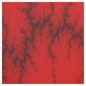 赤稲妻パターン（の模様が）ある織物 ファブリック (見本)