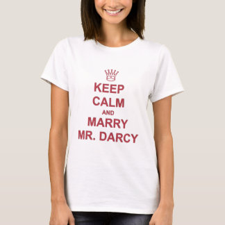 赤穏やか保ち、氏を結婚して下さいDarcy Tシャツ