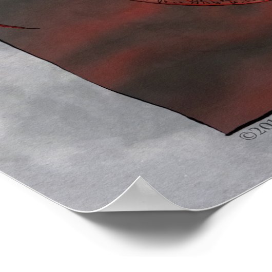 赤空 ポスター (角)