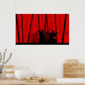 赤竹のデュエル – Samurai Battle ポスター (キッチン)