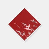 赤竹カスタム紙ナプキンセット スタンダードカクテルナプキン (角)