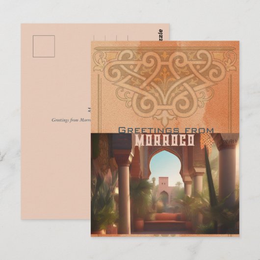 赤粘土モロコストーン – はがき (正面/裏面)