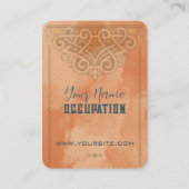 赤粘土石モロッコ – 名刺 コーリングカード (正面)