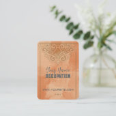 赤粘土石モロッコ – 名刺 コーリングカード (スタンド正面)