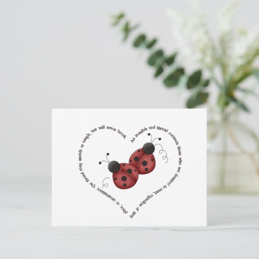 赤糸 ポストカード (スタンド正面)