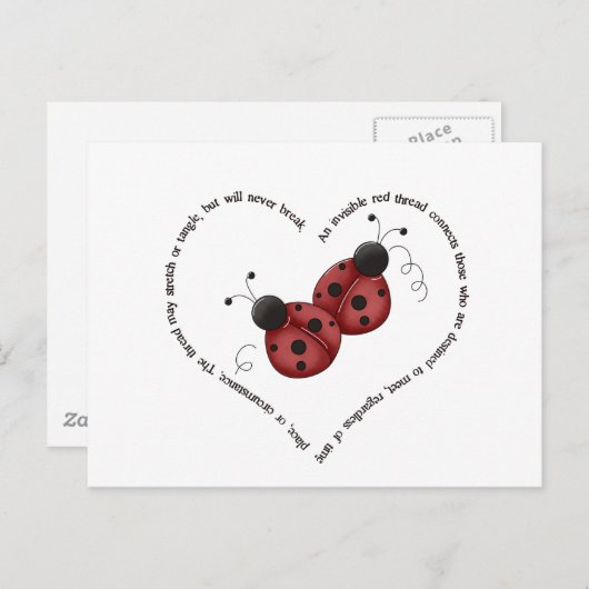 赤糸 ポストカード (正面/裏面)