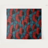 赤紅花 タペストリー (正面(横))