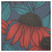 赤紅花 ファブリック (見本)