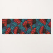 赤紅花 ヨガマット (裏面(横))