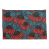 赤紅花 枕カバー (裏面-右)