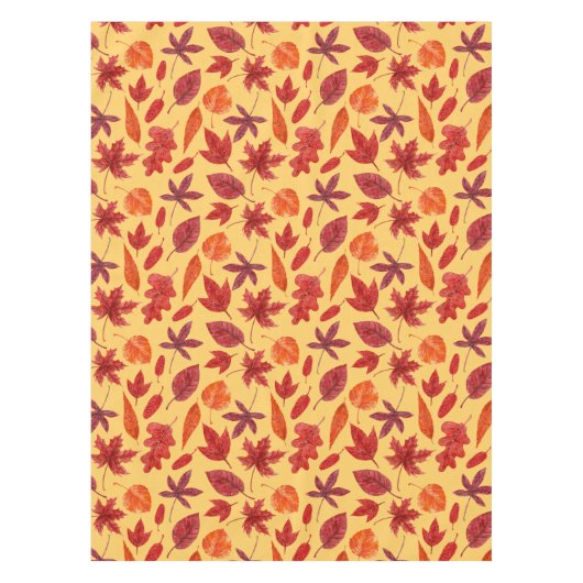 赤紅葉の水色 テーブルクロス (正面)