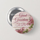 赤素晴らしちゃんシャワーマゼンタバラ 缶バッジ (正面&裏面)