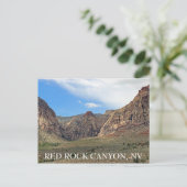 赤素晴らし岩キャニオン葉書！ ポストカード (スタンド正面)