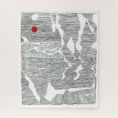 赤素晴らし点 ジグソーパズル (縦)