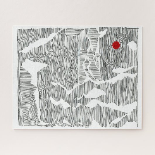 赤素晴らし点 ジグソーパズル (横)