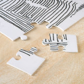 赤素晴らし点 ジグソーパズル (側面)