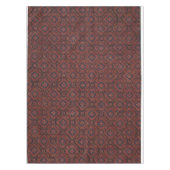 赤素晴らし&青フローラろうけつ染めテーブルクロス テーブルクロス (正面)