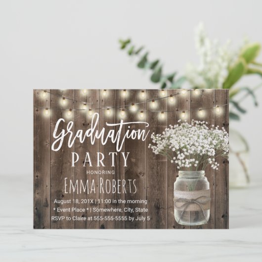 赤素朴ちゃんの呼吸フローラジャールウッド卒業 招待状 (スタンド正面)