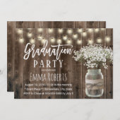 赤素朴ちゃんの呼吸フローラジャールウッド卒業 招待状 (正面/裏面)