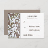 赤素朴ちゃんの呼吸式RSVPカード 出欠カード (正面/裏面)