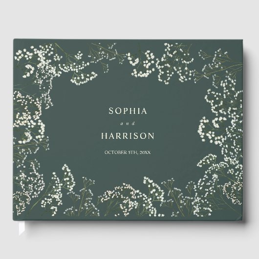 赤素朴ちゃんの息が緑結婚の ゲストブック (正面)