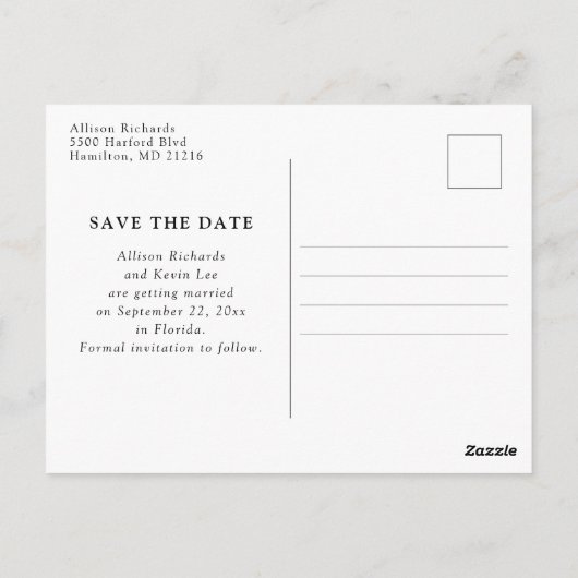 赤素朴ちゃんの息とストリングライト日付を保存 ポストカード (裏面)