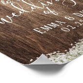 赤素朴ちゃんの息のフローラ結婚の歓迎 ポスター (角)