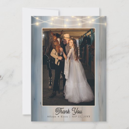 赤素朴ちゃんの息の国の結婚式 サンキューカード (正面)