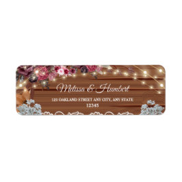 赤素朴ちゃんの息の結婚差出人住所 ラベル