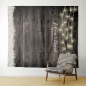 赤素朴ちゃんの息の花の結婚納屋 タペストリー (インサイチュ(横))