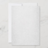 赤素朴ちゃんの息フローラ銀の赤ちゃんシャワー 招待状 (裏面)