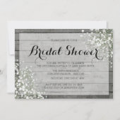 赤素朴ちゃんの息ブライダルシャワー 招待状 (正面)