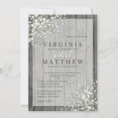 赤素朴ちゃんの息結婚式招待状 招待状 (正面)