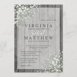 赤素朴ちゃんの息結婚式招待状 招待状