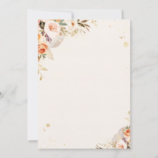 赤素朴ちゃんシャワーでフローラツインカボチャ駆動 招待状 (裏面)