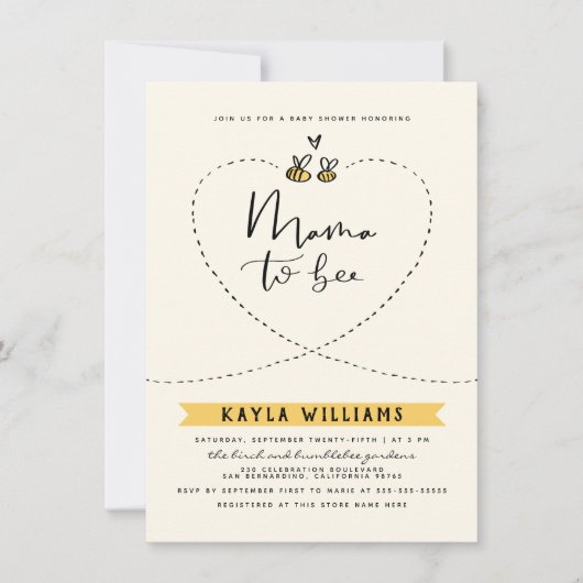 赤素朴ちゃんシャワーを男女兼用浴びるママ 招待状 (正面)