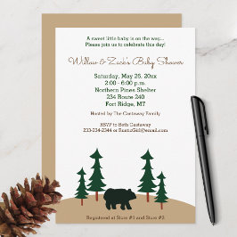 赤素朴ちゃんシャワーベアカマツ 招待状