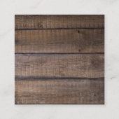 赤素朴ちゃんシャワー数を推測キスカード スクエア名刺 (裏面)