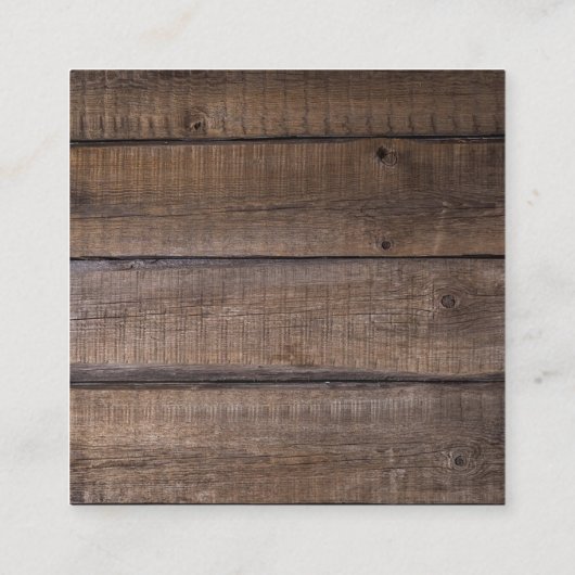 赤素朴ちゃんシャワー数を推測キスカード スクエア名刺 (裏面)