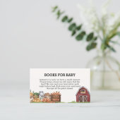 赤素朴ちゃんシャワー用の地元で栽培された野菜の本 エンクロージャーカード (スタンド正面)