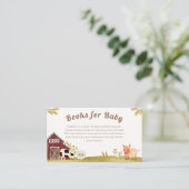 赤素朴ちゃんシャワー用納屋周囲の庭農畜産図書 エンクロージャーカード (スタンド正面)