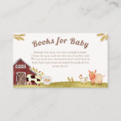 赤素朴ちゃんシャワー用納屋周囲の庭農畜産図書 エンクロージャーカード (正面)