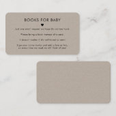 赤素朴ちゃんシャワー自然用グレークラフトブック エンクロージャーカード (正面/裏面)