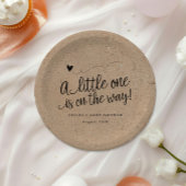 赤素朴ちゃんシャワー、クラフト、男女兼用カスタム ペーパープレート