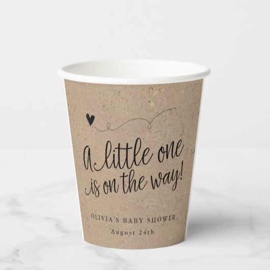 赤素朴ちゃんシャワー、クラフト、男女兼用カスタム 紙コップ (正面)