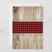 赤素朴ちゃんシャワー – Oh Deer 招待状 (裏面)